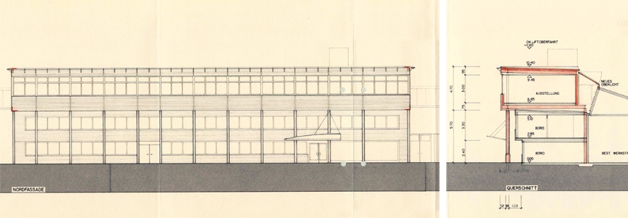 Aufstockung Betriebsgebäude 1990