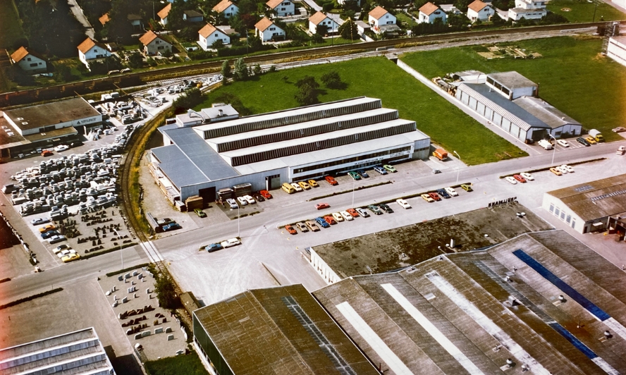 Eine neue Fabrik entsteht 1971